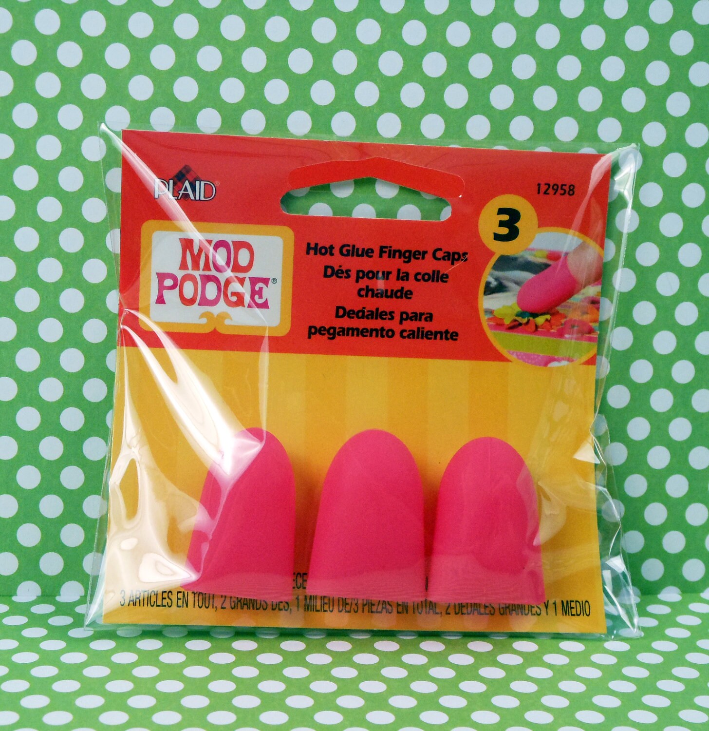Mod Podge 3 Piece Silicone Finger Caps Etsy