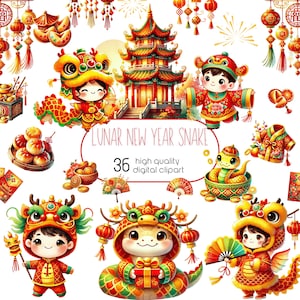 Clipart de cobra do ano novo lunar em aquarela, Ano novo chinês, Clipart de cobra PNG, Ilustrações de festivais asiáticos, Zodíaco png, Uso comercial