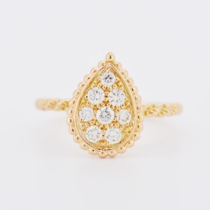 Boucheron Ring - Serpent Bohème Ring in Yellow Gold and Diamonds