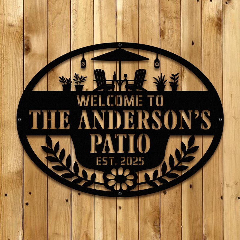 Patio Signs - Etsy