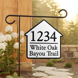 Hausadresse Metallschild, Straßenname Wandkunst, Benutzerdefinierte Vintage-Adresse Plakette, personalisierte Outdoor Home Decor, Housewarming Geschenkidee