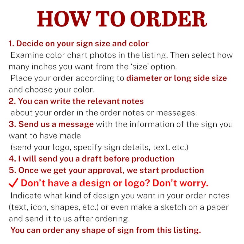 Custom Sign / Your Custom Text Metal Sign / Your Logo Here Sign / Metal ...