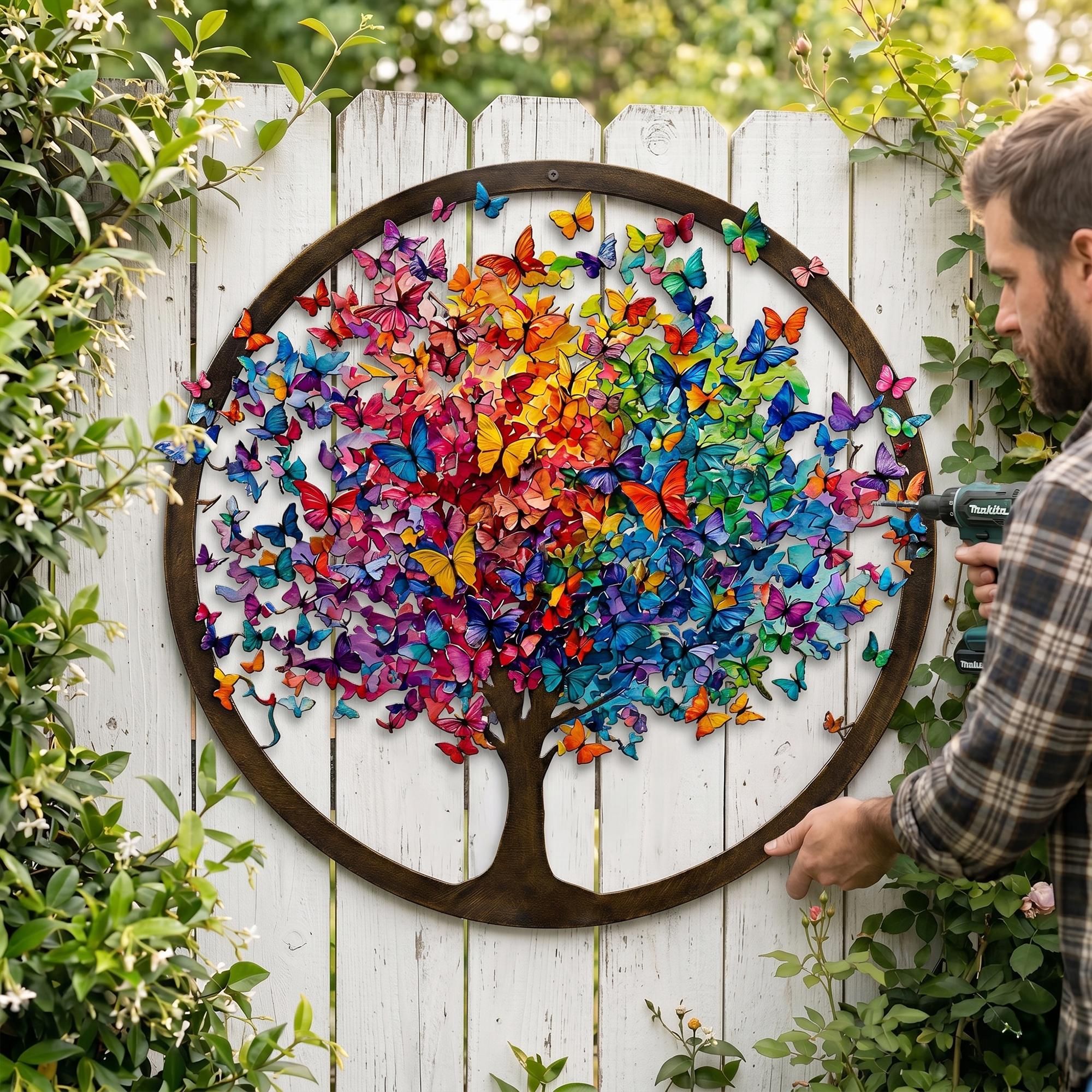 Outdoor wanddekoration