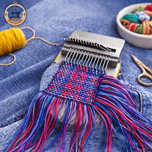 Speedweve Darning Loom: DIY Visible Mending Tool (10-42 Pins)