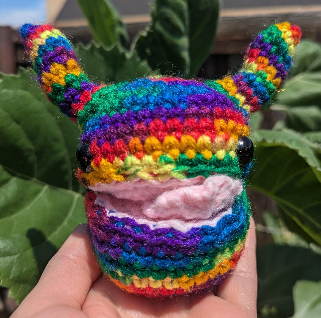 Crochet Monster Amigurumi, Chester the Monster, Handmade Stuffed ...