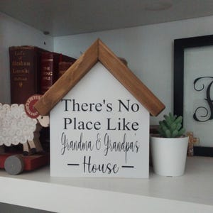 There's No Place Like Grandparents House Personalized - Etsy
