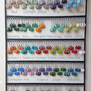 Green Dangle Earrings, Green Copper Enamel Jewelry, Nickel Free Kidney Ear wires, Olive Green, Handmade Earrings, green enamel earrings image 6