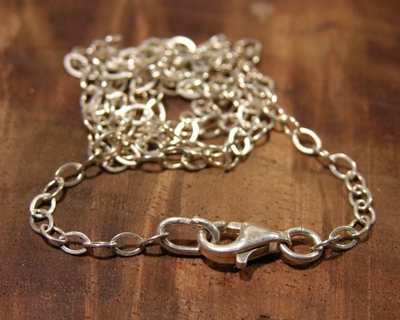 Sterling silver chain with lobster clasp clearance