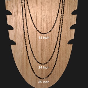 Brass Chain, Lobster Clasp, Brass 18in chain, Brass 24in chain, Brass 30in chain, Nickel Free Chain