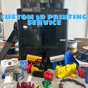 Custom 3D Printing Service – Print Your STL / OBJ / 3MF Files