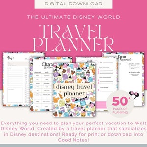 WDW Digital/Printable Travel Planner