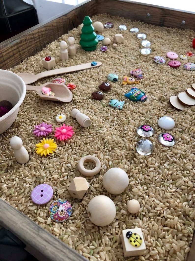 Woodland Themed Sensory Bin Kit Curated Large 75 Piece Set Etsy