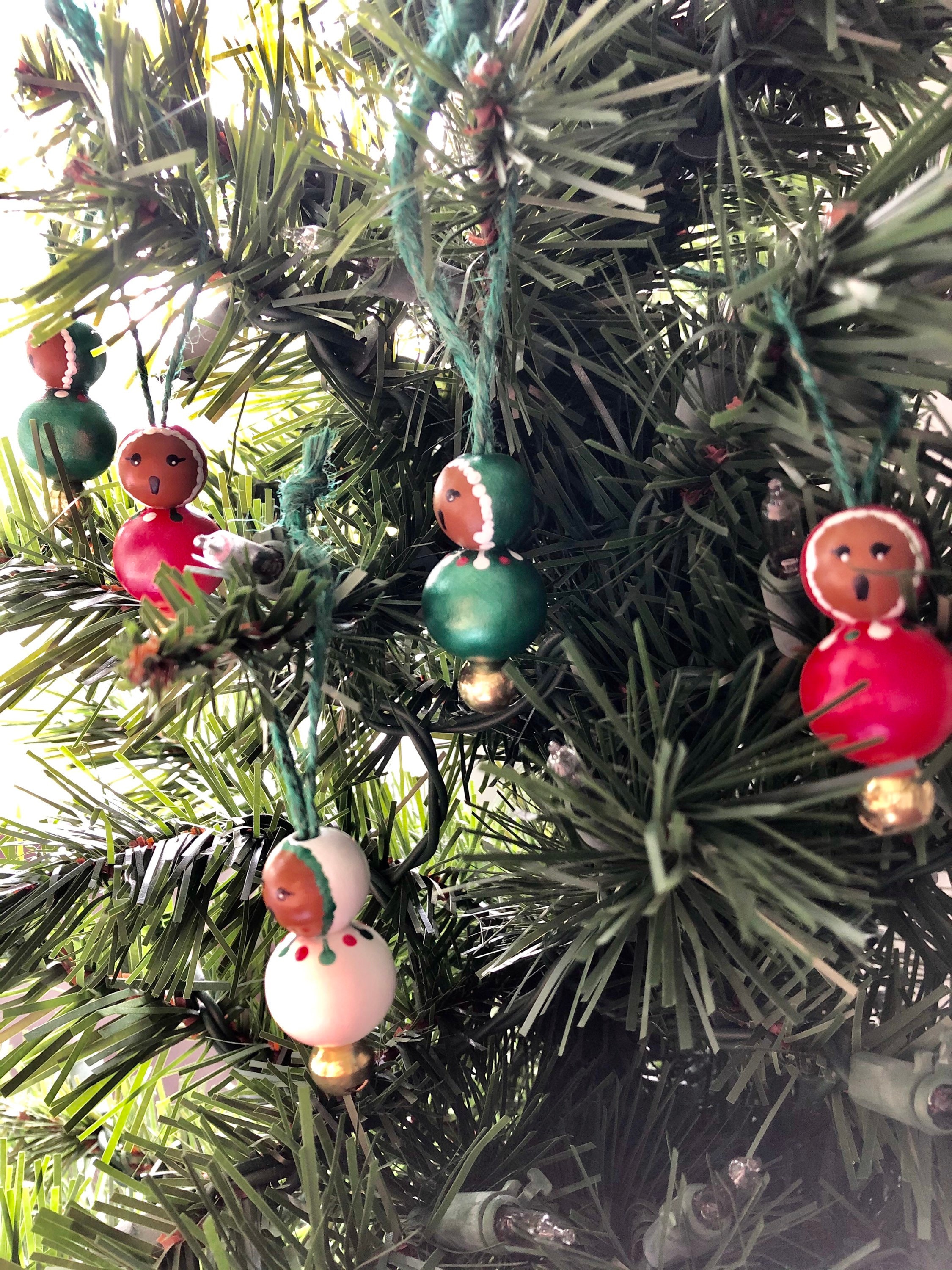 Christmas Carolers With Jingle Bells Ornament Set of 5 Etsy