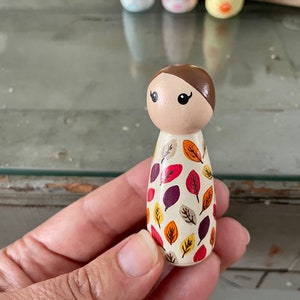 Four Seasons of the Year Peg Doll Girls * Winter Spring Summer Fall ...