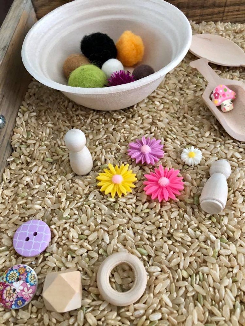 Woodland Themed Sensory Bin Kit Curated Large 75 Piece Set Etsy