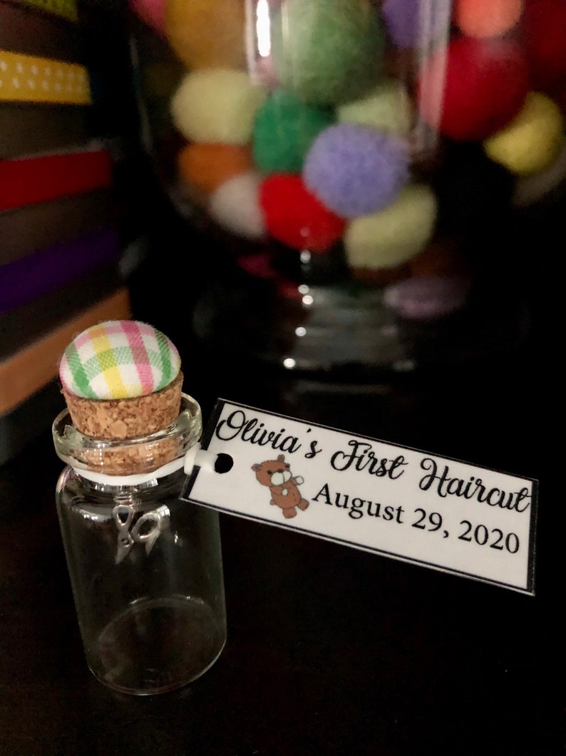 Baby's First Haircut Keepsake Bottle Curl Keeper | Etsy