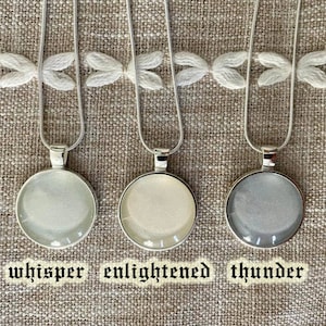 Witch’s Mirror | Hexenspiegel | Pendant Necklace | Protection from Evil | Silver Circle | Scrying