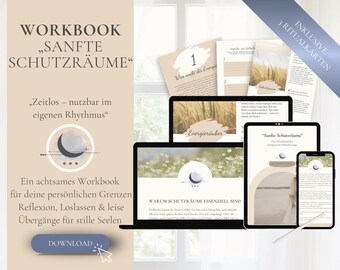 Gentle Boundaries – Digital Workbook with Prompts & Insights | Self-Protection and Empowerment for Sensitive Women