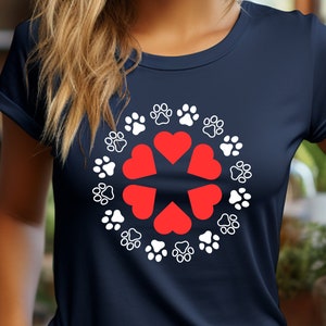 Dog Love Shirt - Heartfelt Pet Owner Gift, Dog Mom Tee, Cute Dog Tee