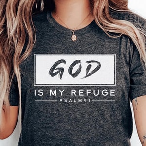 Christian Women T Shirt You Are My Refuge Christian Women T Shirt You Are My Refuge