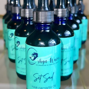 Natural Hair Growth Oil with Rosemary Oil, Nourishing Oil for Thicker Hair, 100% Natural Organic Hair Oil