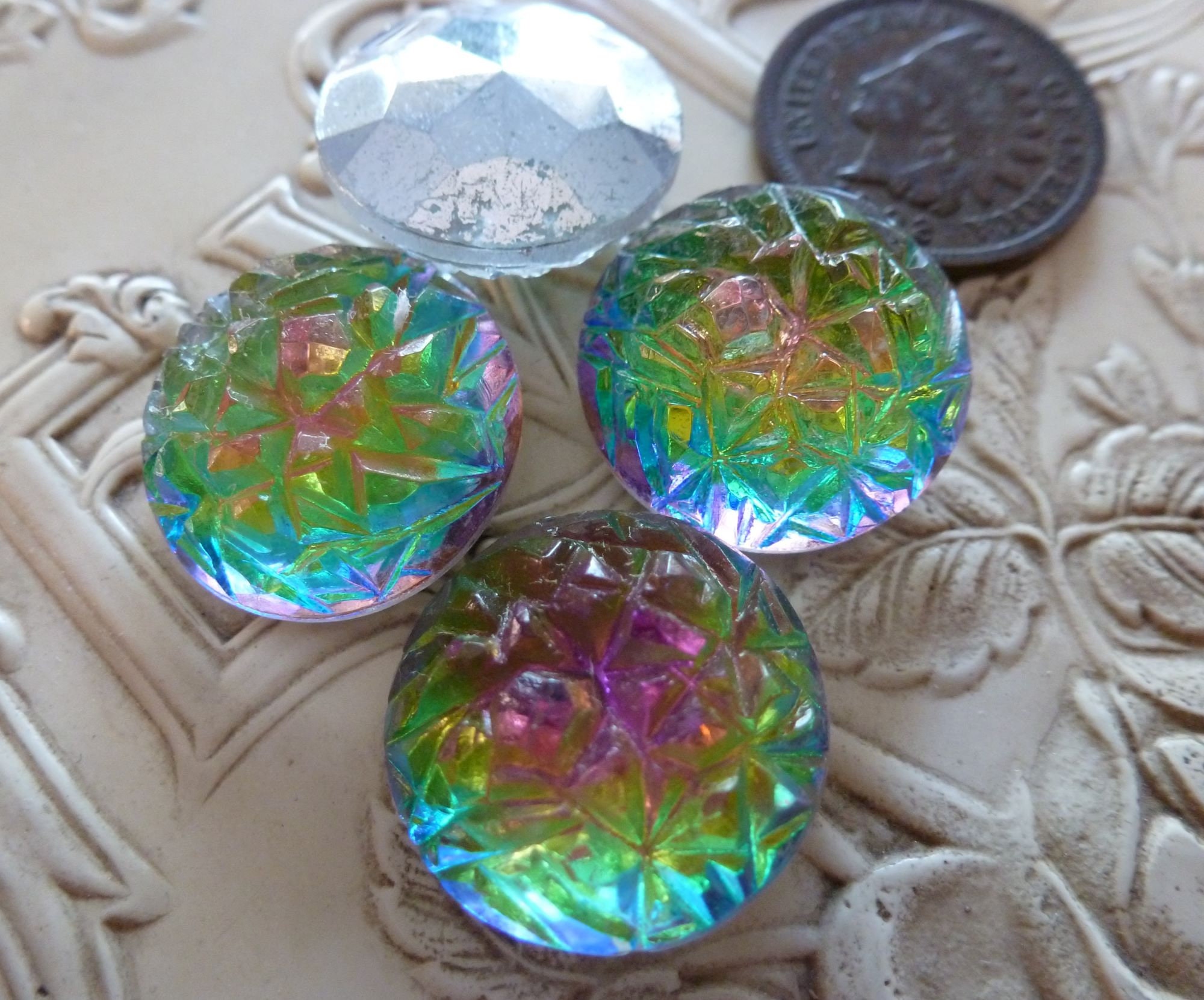 Duo Sun Moon Face Glass Cabochon - for Jewelry and Pendant Making – Nix  Creations