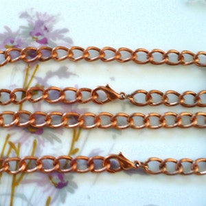 4 Copper Coated Steel Bracelets W14