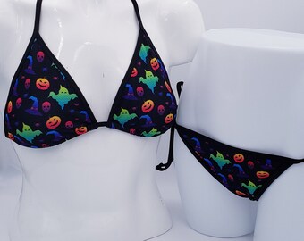 Set de bikini de Halloween