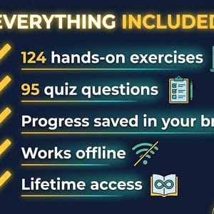 JavaScript Course, Interactive Coding Lessons, HTML Programming Course, 93 Lessons and 124 Exercises image 5