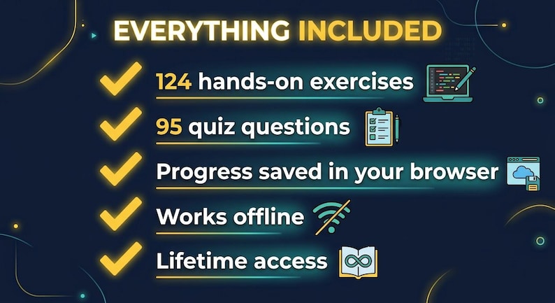 JavaScript Course, Interactive Coding Lessons, HTML Programming Course, 93 Lessons and 124 Exercises image 5