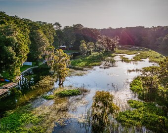 Aerial View of Dunnellon, Florida – Stunning High-Resolution Drone Photography