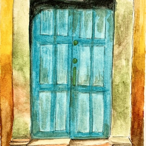 Blue Door - Art Print