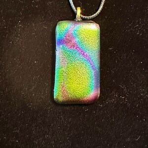 Dichroic Glass Pendant