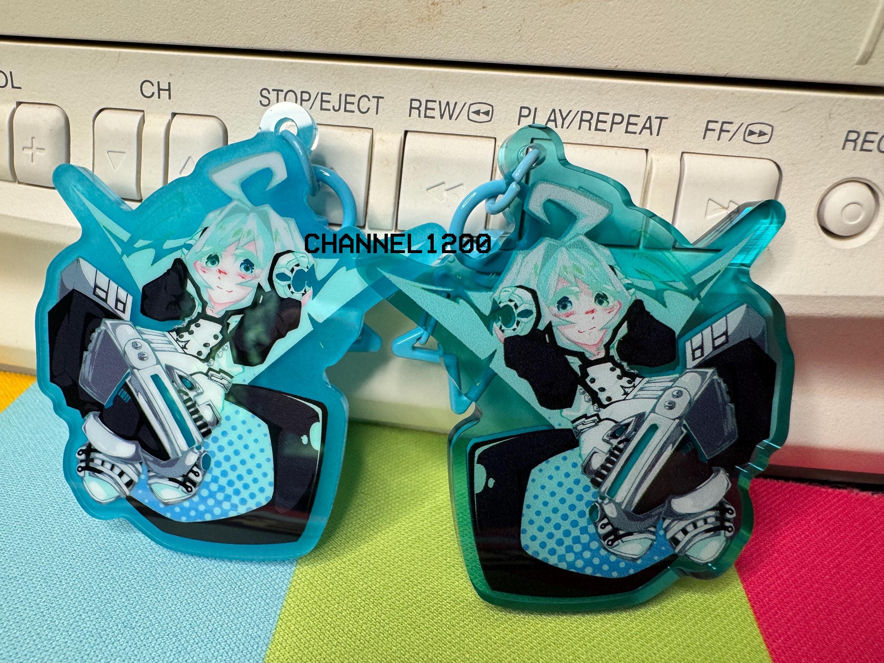 VOCALOID 2in Acrylic Keychain - Glow in the Dark Utatane Piko