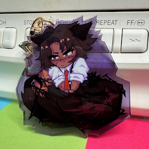 Limbus Company 2.5in Acrylic Keychain // Puppyboy Heathcliff
