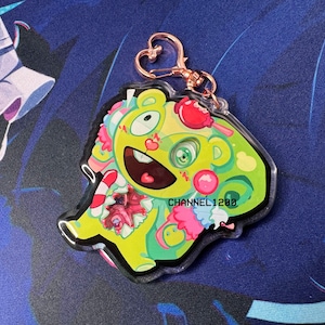 Happy Tree Friends 3in Acrylic Shaker Keychain // Shaking Things