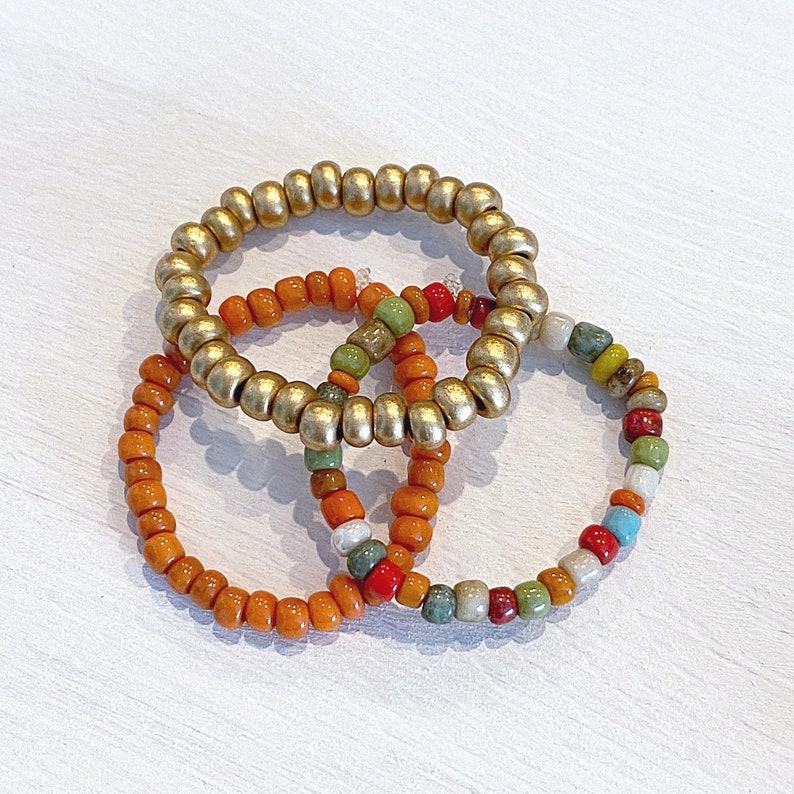 Stack Bracelet Doll Accessories Minikane Bracelet Stretch Bracelet Bohemian Baby Beaded Layer Doll Bracelet Set