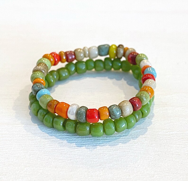 Stack Bracelet Doll Accessories Minikane Bracelet Stretch Bracelet Bohemian Baby Beaded Layer Doll Bracelet Set