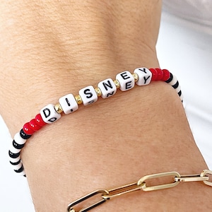 DISNEY Individual Beaded Bracelet | Stretch Bracelet | Stackable | Layer | Statement Bracelet