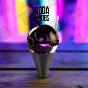 Mega Salamence-Crystal Pokeball Shift Knob - Your Drive, Your Design! Crystal Pokemon, Pokemon Shift Knob, Custom Shift Knob, Christmas Gift