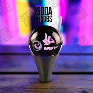Umbreon Sylveon-Crystal Pokeball Shift Knob -Your Drive, Your Design! Crystal Pokemon, Pokemon Shift Knob, Custom Shift Knob, Christmas Gift
