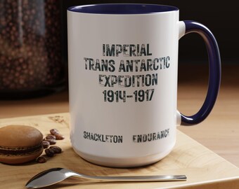 Shackleton Trans-Antarctic Endurance Mug - Vintage Antarctica Adventure Mug