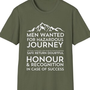 Men Wanted: Vintage Antarctica Unisex T-Shirt- Shackleton Advert