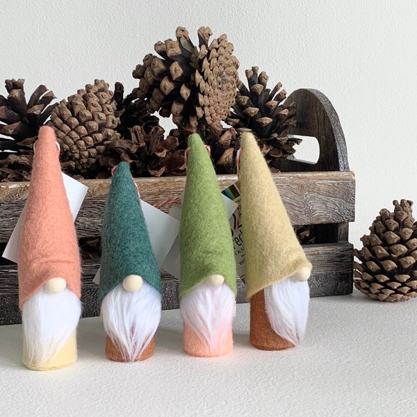 Mini-Gnome Decoration, wool felt fall home decor (M1)
