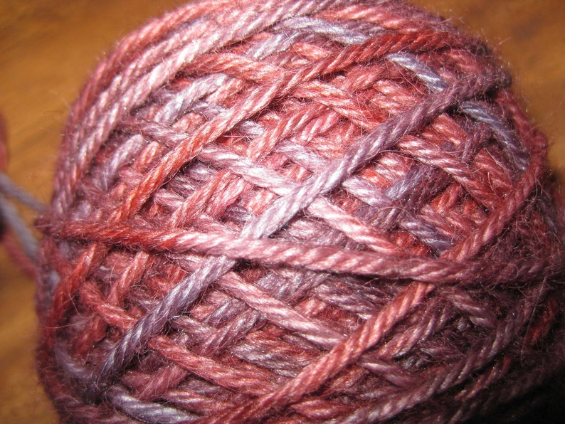 Insouciant Studios Winter Berry Worsted Yarn Merino Alpaca Silk