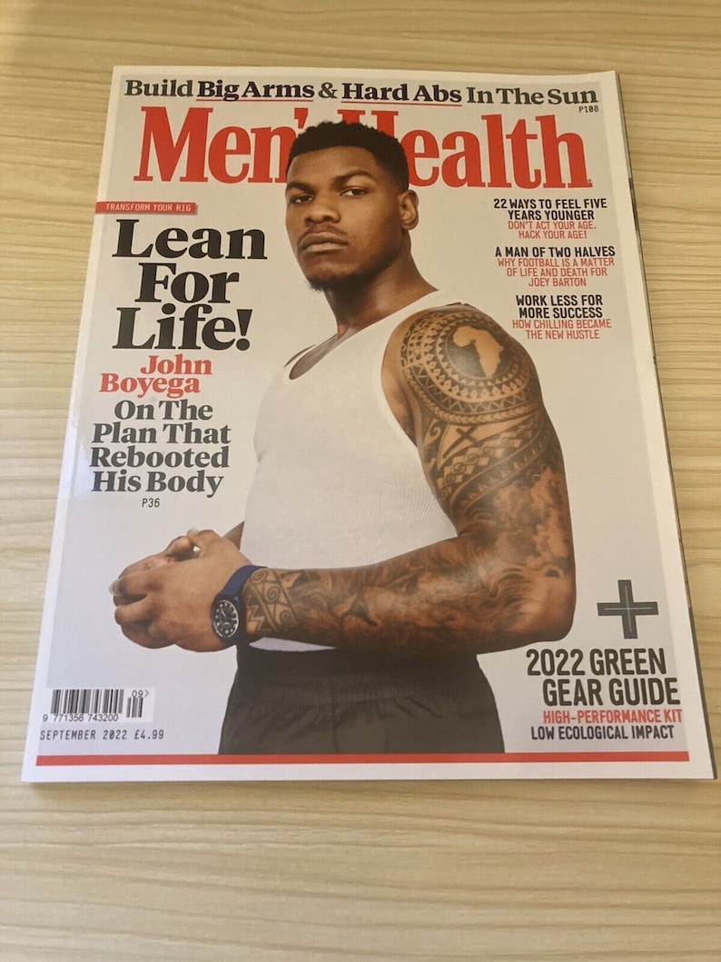 John Boyega Men’s Gesundheitsmagazin September 2022 - Fitness Cover Ausgabe Bild 1