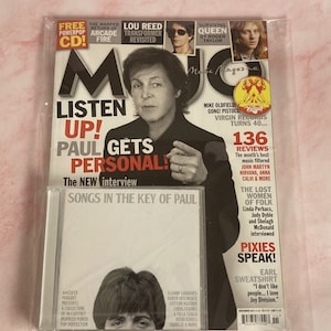 Paul Mccartney Mojo Magazine with Songs In the Key of Paul CD - Special Edition November 2013 - Collectors Items Gift