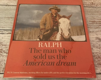 Vintage Double RL Ralph Lauren 2001 Catalogus Met Hardcover Sleeve