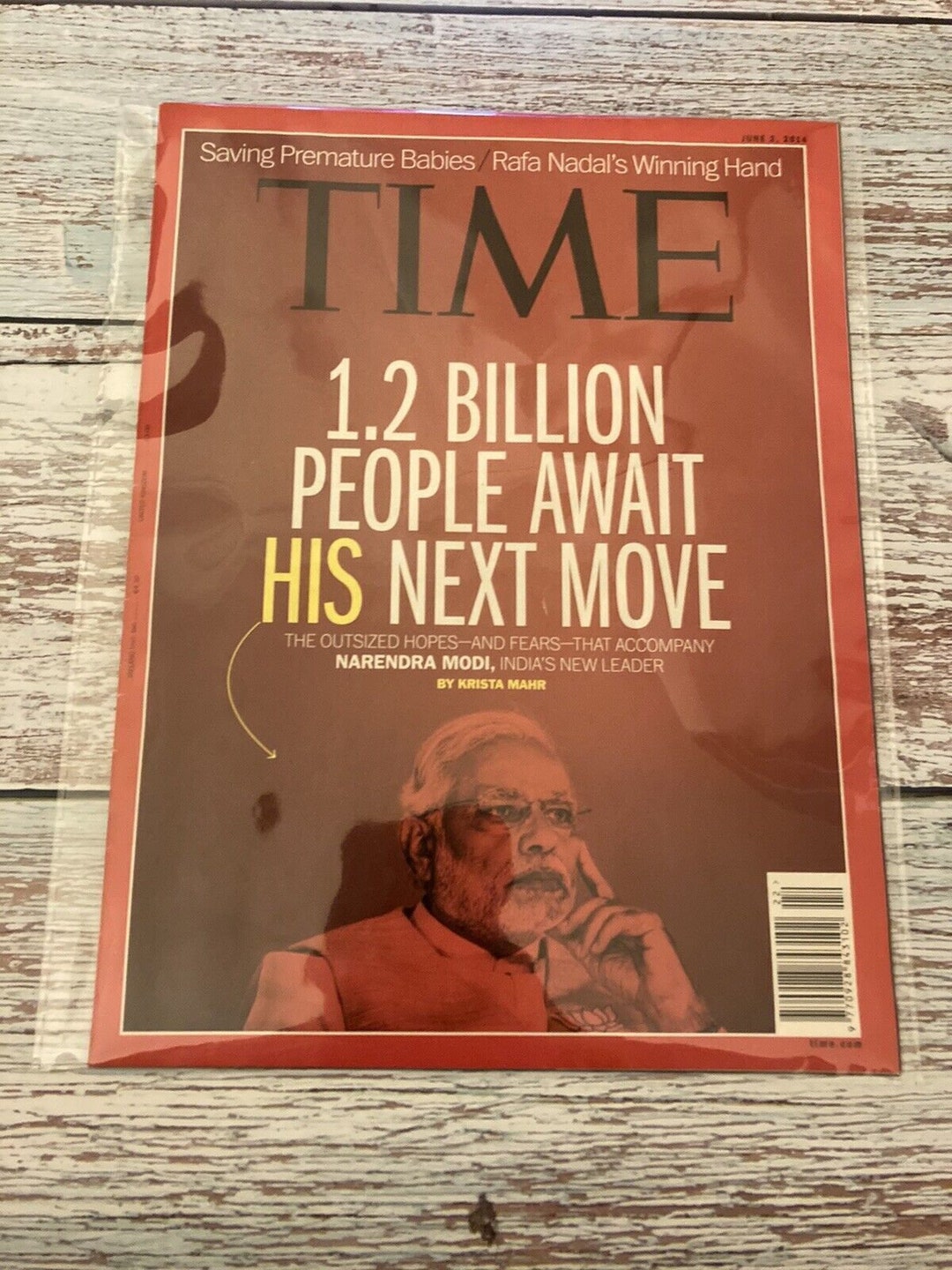 Narendra Modi Time Magazine June 2014 Billion People Await