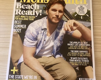Chris Pratt Men’s Gesundheit Magazine Juli/August 2022 – Fitness Cover Ausgabe